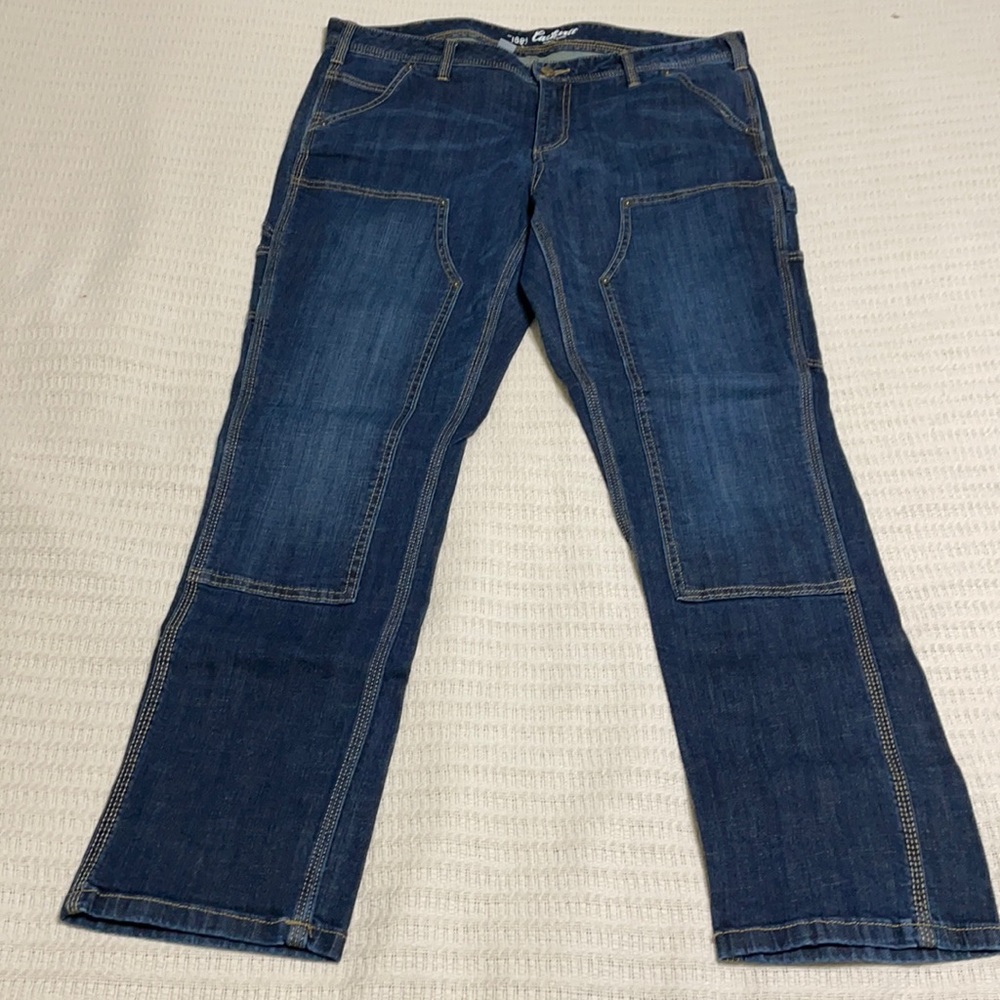 Women’s Carhartt double front slim straight 16 reg